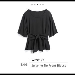 Stitch Fix West Kei Julianne tie front blouse
